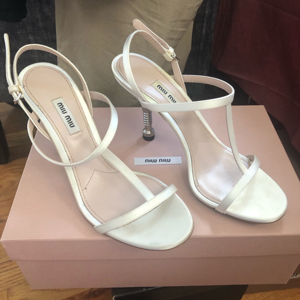 BNWT Miu Miu strappy heels